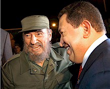PRESIDENTES DE CUBA Y VENEZUELA FIRMAN ACUERDO PARA CREAR FONDO CULTURAL DEL ALBA.